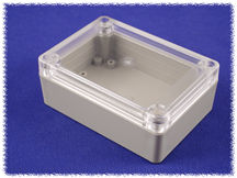 ABS Grey Clear Lid